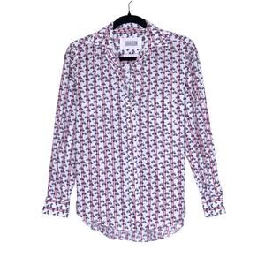 GRAYSON The Hero Button Down Shirt Bicycle Print Long Sleeves Women's 1 / US XS